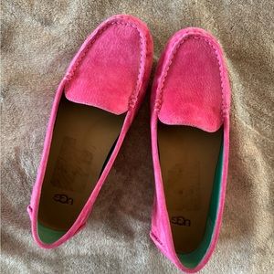 Suede Hot Pink Moccasin Uggs